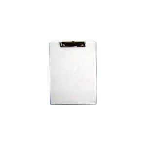 Tabla Oficio Acrilica Con Apretador Transparente