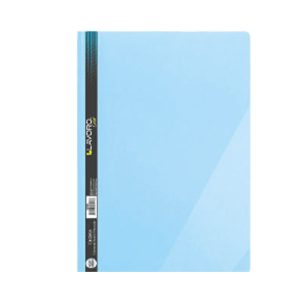 Carpeta Con Accoclip Bolsillo Triangular Oficio Azul Pastel Lavoro