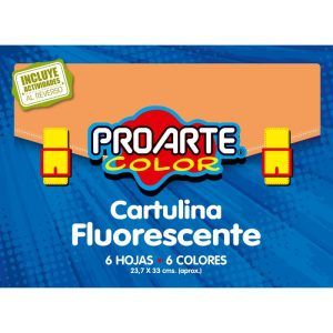 Block de Cartulina Fluorecente 32,7x33 cm
