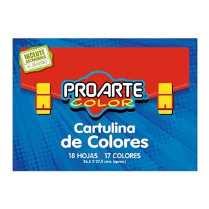 Cartulinas de colores 26,5x37,5 cms