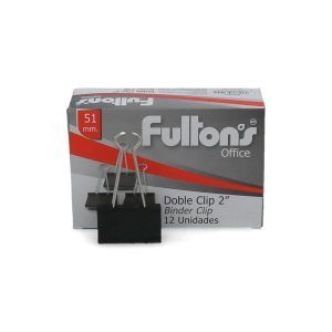 Clips Doble 51 Mm Negro