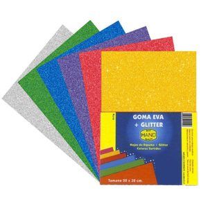 Goma Eva Glitter 20x30cm