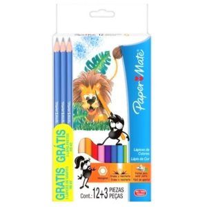 Lapices de Colores + 3 grafitos LARGO
