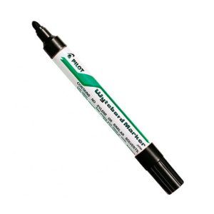Marcador Pizarra Recargable Punta Redonda Color Negro Wbma