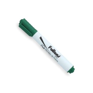 Marcador Pizarra Punta Redonda Color Verde Desechable