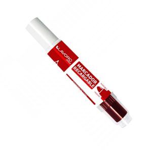 Marcador de Pizarra Recargable Rojo