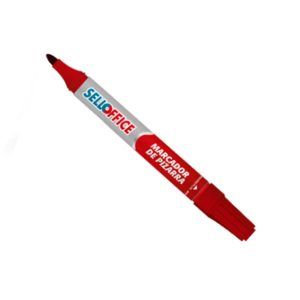 Marcador de Pizarra Recargable Rojo Punta Redonda