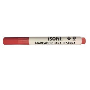 Marcador Pizarra Punta Redonda Rojo