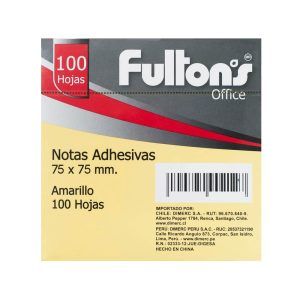 Notas Adhesivas Amarillas 75x75mm