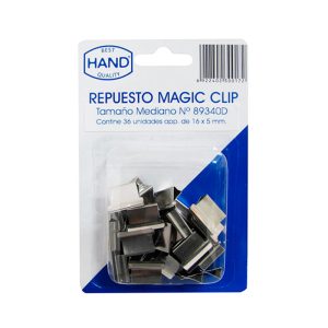 Repuesto Magic Clip 16x5mm Plata