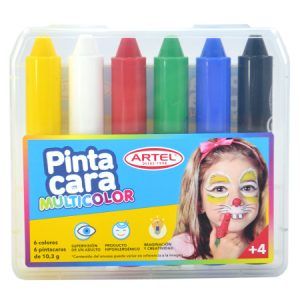 Pinta Cara Multicolor 5 Colores