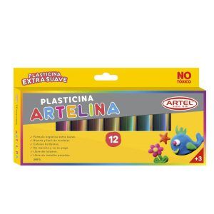 Plasticina Artelina 12 Colores
