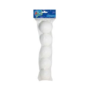 Pelota De Plumavit 7 cm 5 Un. Art & Craft