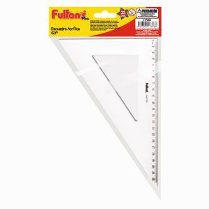 Escuadra Acrilica 60° 22cm Fultons