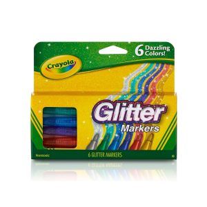 Crayola Glitter 6 unidades Multicolor