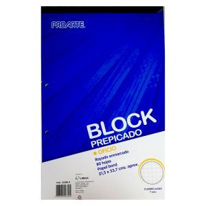 Block Prepicado Composicion Oficio Proarte