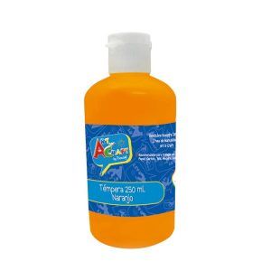 Tempera Naranja 250 ml