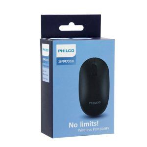 Mouse inalámbrico Philco Negro