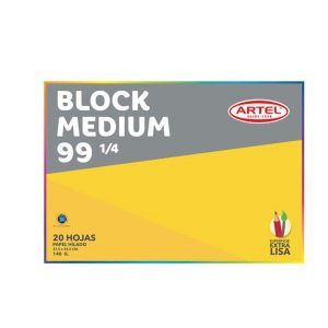 Block Medium 99 1/4 20 Hojas Artel