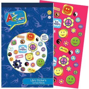 Libro de Stickers, caritas felices Art And Craft