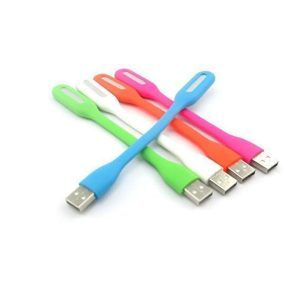 Luz Led Mini Portátil Usb Flexible Lámpara Usb Led Colores - Aleatorio