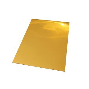 Set de 5 Uds Papel Metalizado o Vinilico Dorado