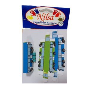 Maqueta Bus Cartulina x 2