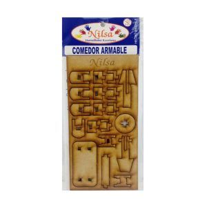 Maqueta Mueble Laser Comedor Armable