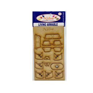 Maqueta Mueble Laser Living Armable