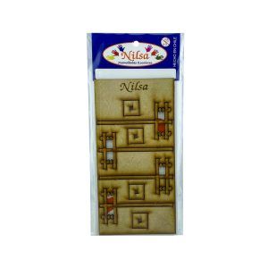 Maqueta Poste Luz laser Armable x 4 unid