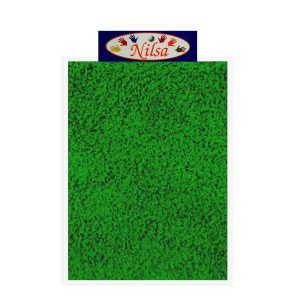 Maqueta Alfombra verde pasto sintético tamaño 20 x 25 cms.