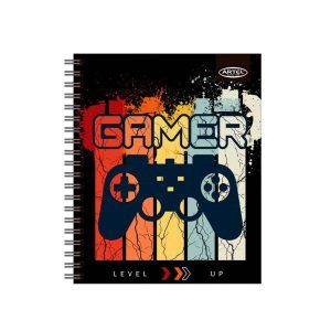 Cuaderno Universitario 100h 7mm Gamers Artel