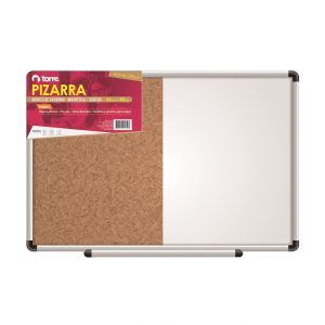 Pizarra Acrílica Magnética + Corcho 40x60 Cm