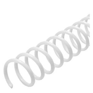 Espirales Encuadernación Plásticos Blanco 26 mm 25 Uds