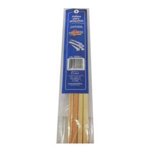 Palitos Para Maqueta Redondo 6mm 50 Cm 4 Unidades Proarte
