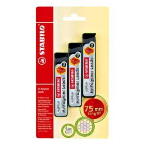 MINAS REPUESTO STABILO 0,7 HI-POLYMER LEAD SET 3 X 24 UNID COLOR GRAFITO