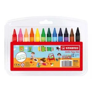 CRAYONES JUMBO STABILO 12 COLORES